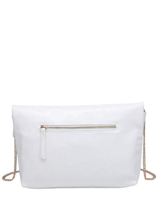 Moda Luxe White Angela Clutch