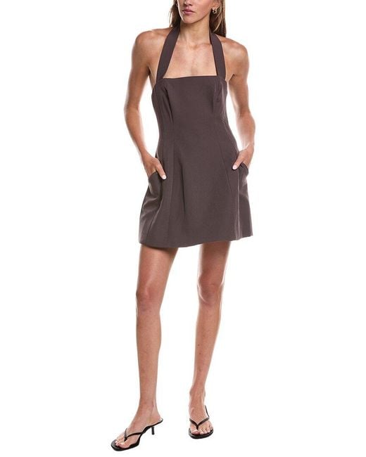 Bardot Brown Nevelle Hourglass Mini Dress