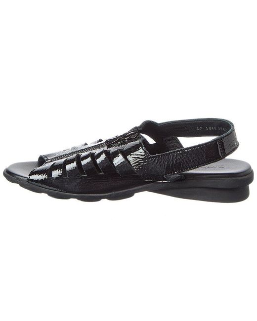 Arche Black Denhae Leather Sandal