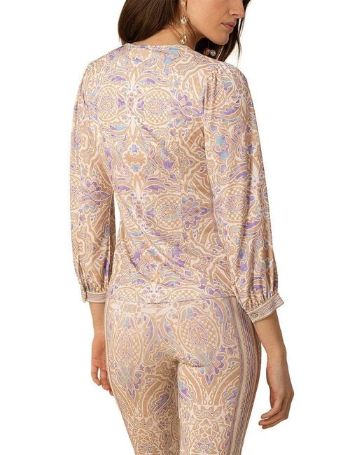 Hale Bob Natural Meredith Blouse