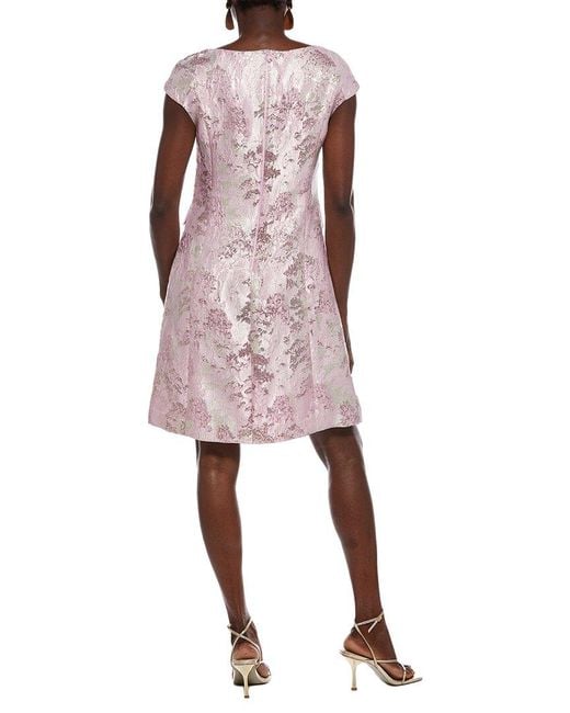 Marc Cain Purple Textured Mini Dress