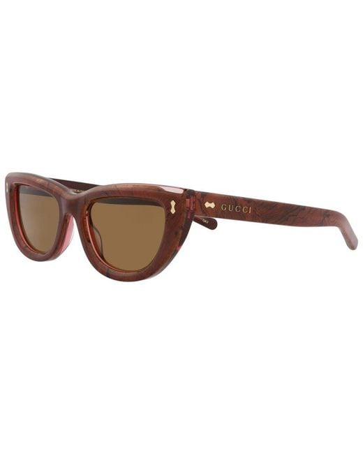 Gucci Brown Gg1521S 51Mm Sunglasses