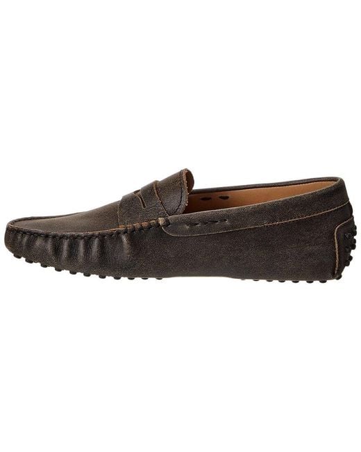 Tod's Brown Leather Loafer for men