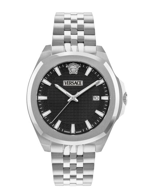 Versace Metallic Luxury Watch for men