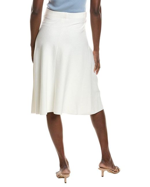 Minnie Rose White Fit & Flare Skirt