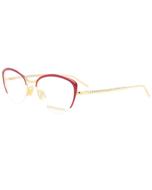 Boucheron White Bc0106O 53Mm Optical Frames