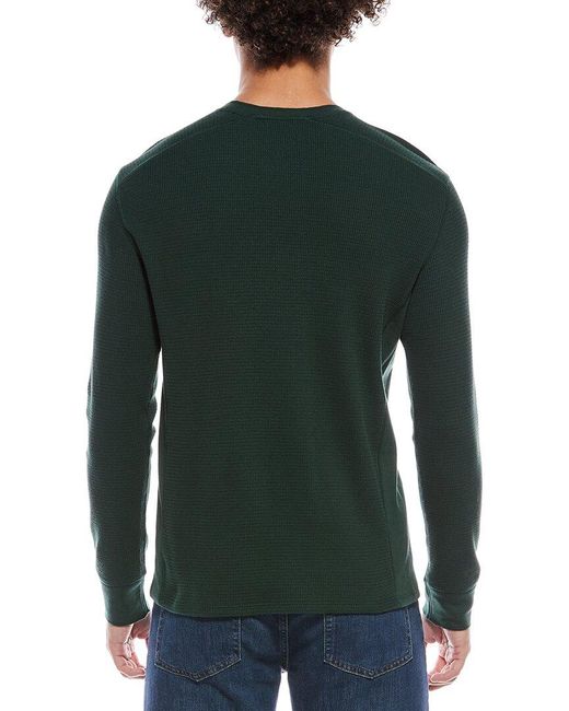 Vince Green Thermal Crewneck Sweatshirt for men