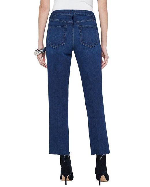 L'Agence Blue Milana Low-Rise Stovepipe Jean