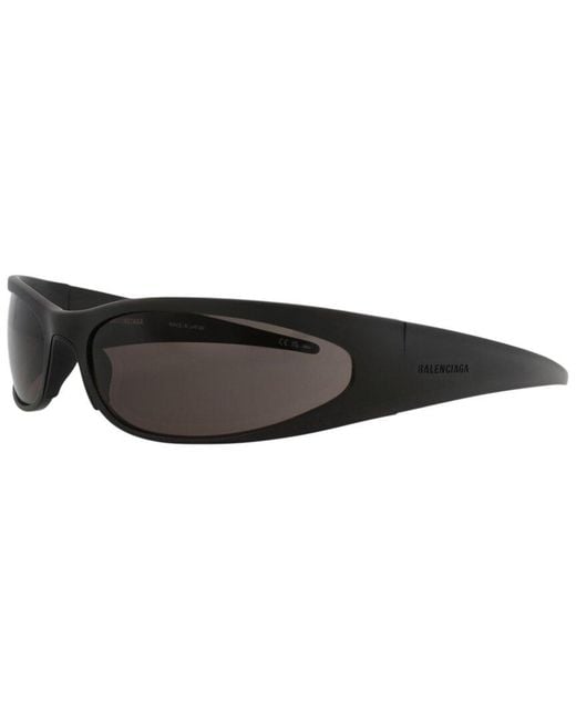 Balenciaga Black 77Mm Sunglasses for men