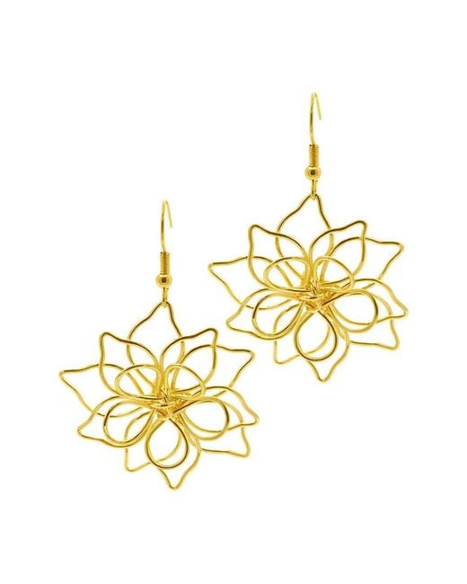 Adornia Metallic 14k Plated Dangle Earrings