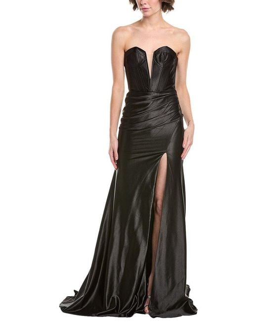Jovani Black Emerald Gown