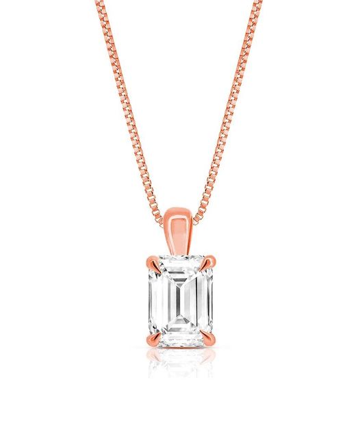 Amairah White 14K 2.00 Ct. Tw. Lab-Grown Diamond Solitaire Pendant Necklace