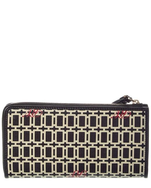 Roger Vivier Black Logo Leather Card Case