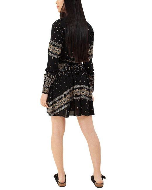 Hale Bob Black Mini Dress