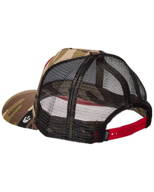 Goorin Bros Red The Rooster Trucker Hat for men