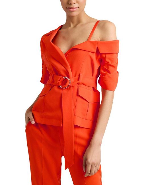 Cinq À Sept Red Katie Top