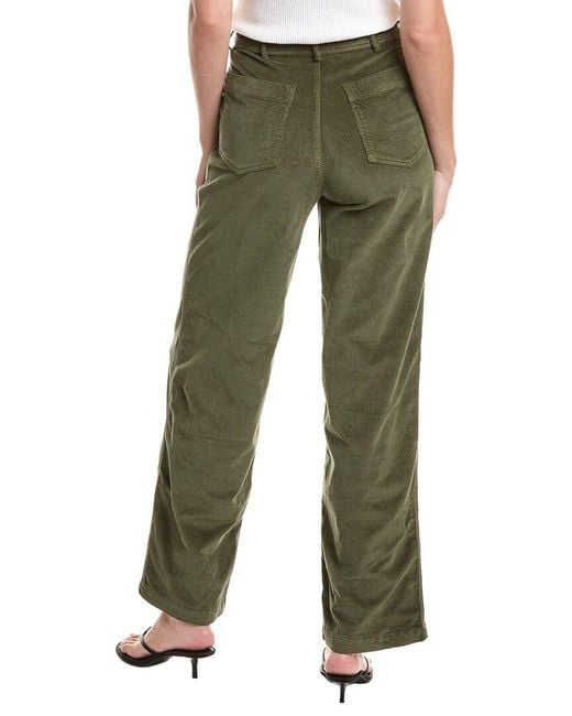 Officine Generale Green Officine Generale Philippa Corduroy Pant