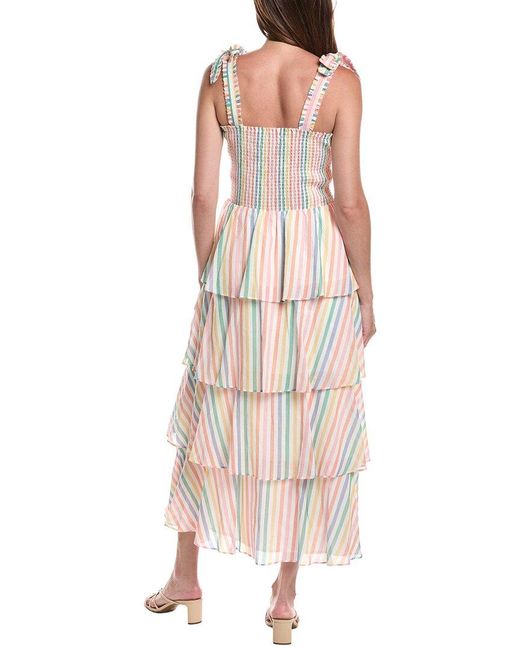 LAYERED WITH LOVE Multicolor Lizzie Maxi Dress