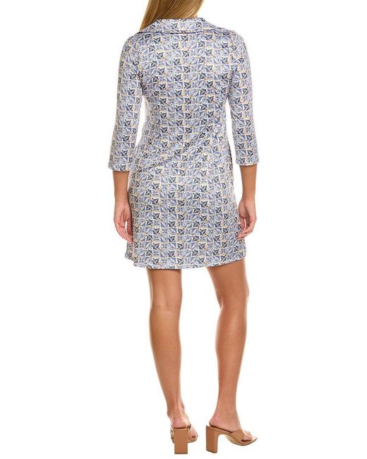 Stella Parker Gray Collared Dress