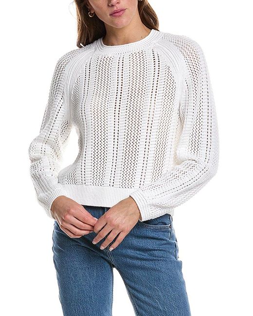 Design History Gray Raglan Textured Sweater