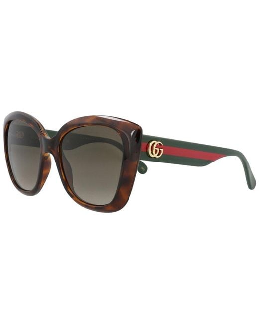 Gucci Brown 53Mm Sunglasses