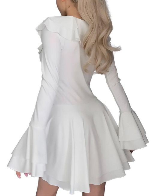 Alma King White Mini Dress