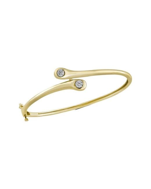 Effy Fine Jewelry Metallic 14K 0.39 Ct. Tw. Diamond Bracelet