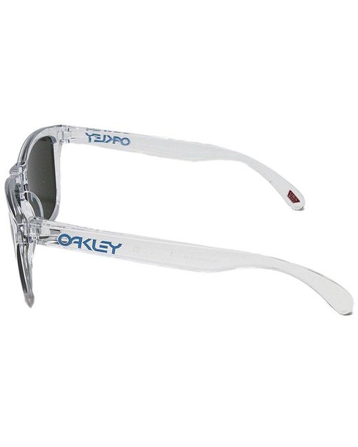 Oakley Blue Frogskins 55Mm Sunglasses for men