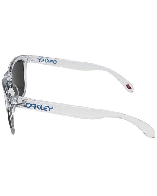 Oakley Blue Frogskins 55Mm Sunglasses