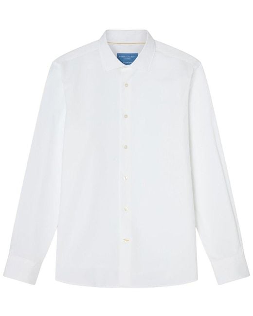 Robert Talbott White Reynolds Twill Shirt for men