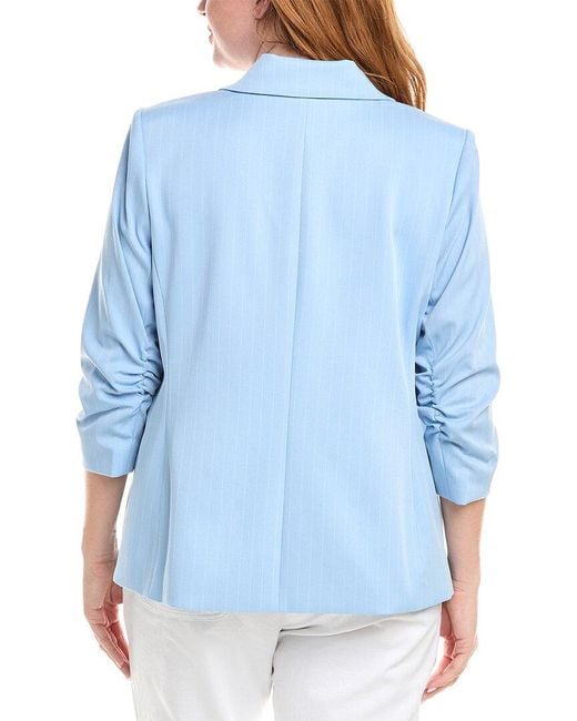 Tahari Blue Plus Blazer
