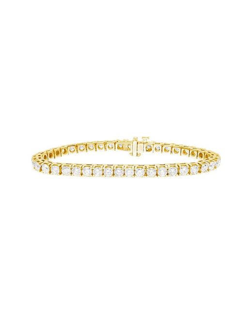 Diana M White 14K 9.60 Ct. Tw. Diamond Tennis Bracelet