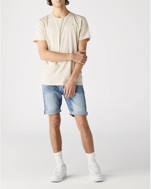 G-Star RAW Cotton 3301 Slim Shorts in Blue for Men | Lyst