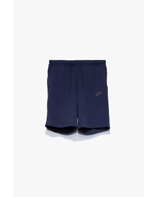 Nike Tech Fleece Shorts in Midnight 