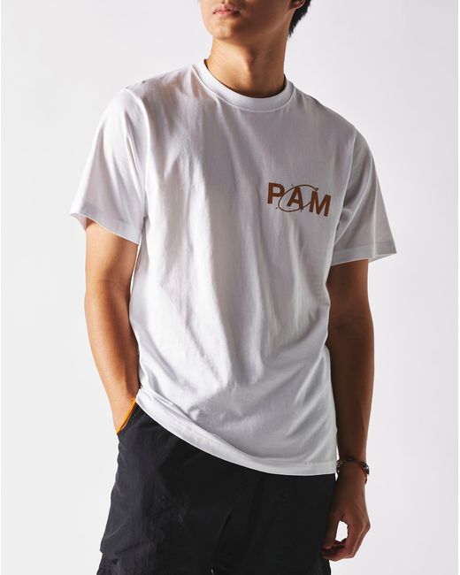 Pam Cotton G.l. Ellipse T-shirt in White for Men | Lyst