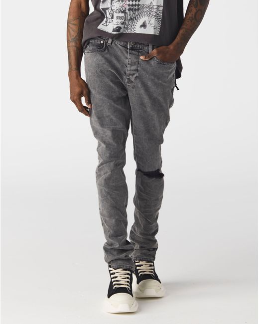 Ksubi Denim Chitch Hardwire Trashed Jeans in Grey (Gray) for Men Lyst