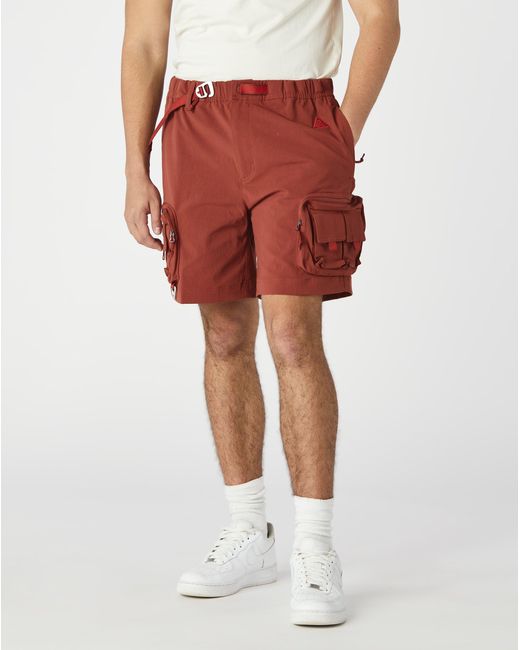 Nike Synthetic Acg Cargo Shorts in Red 