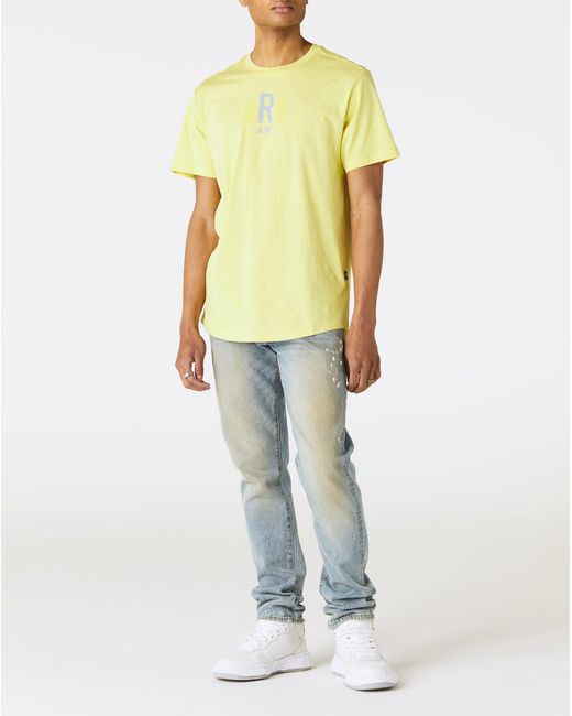 G-Star RAW Lash Back T-shirt in Yellow 