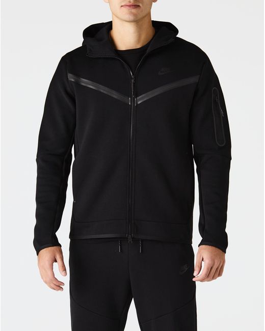 Nike Tech Fleece Hoodie in Black for Men | Lyst