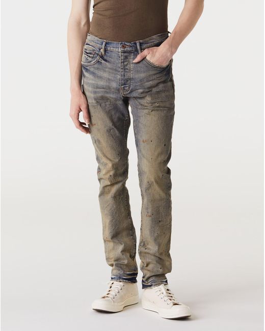 Purple Brand Slim Straight Jeans in Gray for Men Lyst