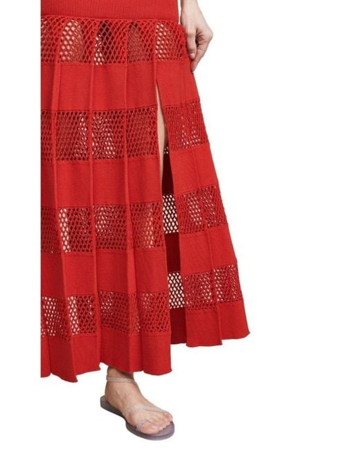 Sonia Rykiel Textured Stripe Skirt
