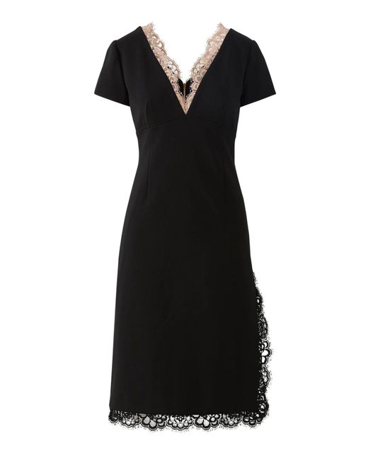 Gucci Black Lace Midi Dress