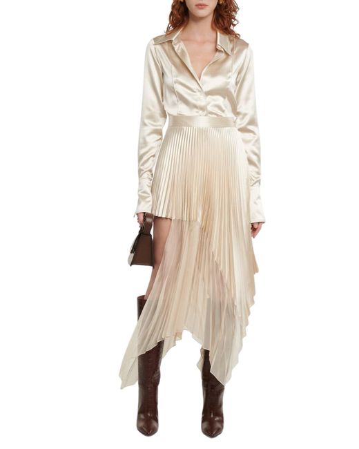 Paris Texas Brown Crocodile-effect Leather Knee-high Boots