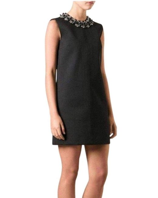 DSquared² Black Jewel Embellished Mini Dress