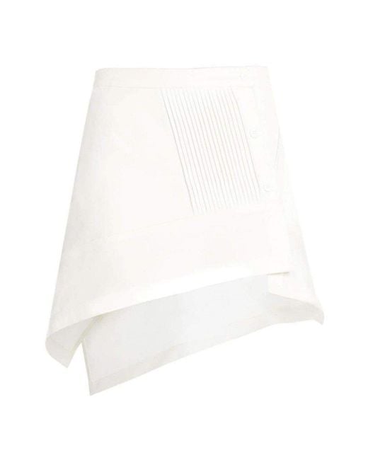 BCBGMAXAZRIA White Runway Elita Mini Skirt