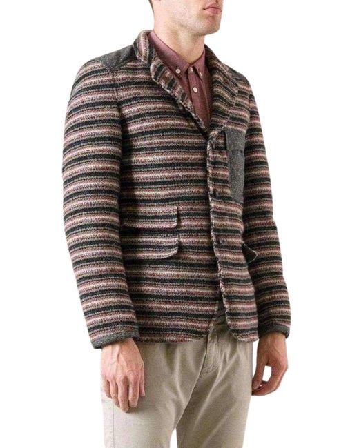 Junya Watanabe Gray Duvetica Padded Multi Colored Button Up Jacket M for men