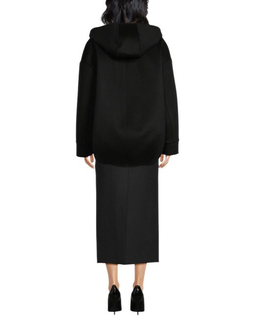 Valentino Black Zip-up Drop Shoulder Hoodie Jacket