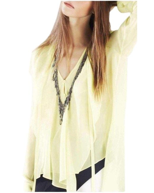 BCBGMAXAZRIA Metallic Looped Chained Necklace