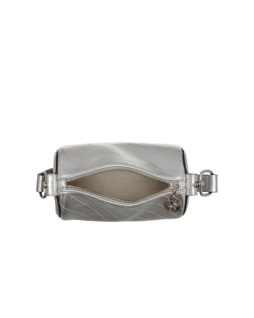 Gucci Blondie Mini Metallic Silver Shoulder Bag in Gray | Lyst