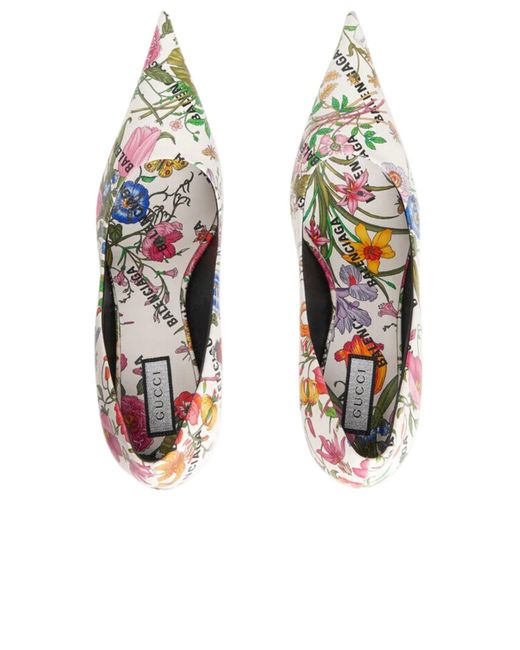 Gucci Metallic The Hacker Project Knife Leather Pump